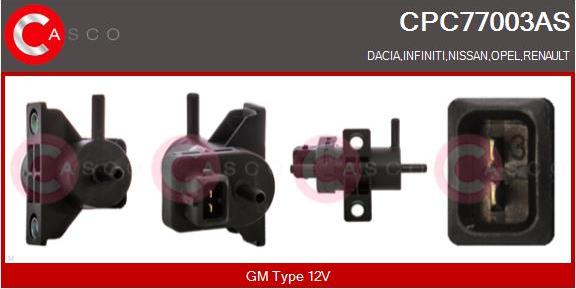 Casco CPC77003AS - Convertor presiune, esapament allinparts.ro