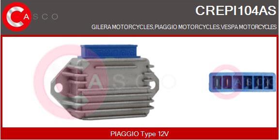 Casco CREPI104AS - Regulator, alternator allinparts.ro