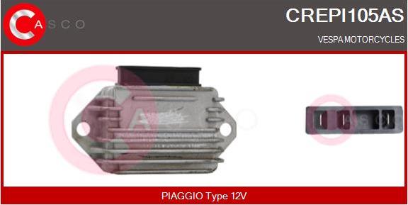 Casco CREPI105AS - Regulator, alternator allinparts.ro