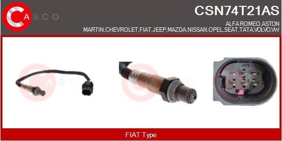 Casco CSN74T21AS - Sonda Lambda allinparts.ro