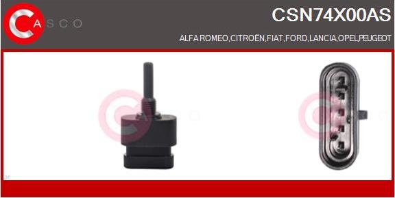 Casco CSN74X00AS - Senzor apa, alimentare combustibil - allinparts.ro
