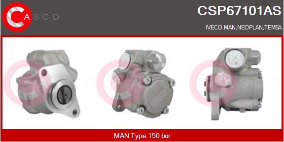 Casco CSP67101AS - Pompa hidraulica, sistem de directie allinparts.ro