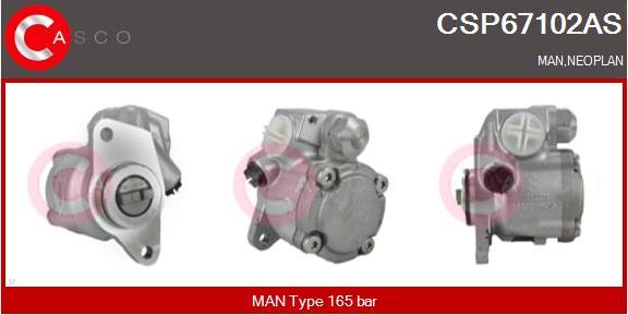 Casco CSP67102AS - Pompa hidraulica, sistem de directie allinparts.ro