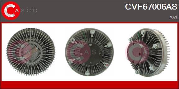 Casco CVF67006AS - Cupla, ventilator radiator allinparts.ro