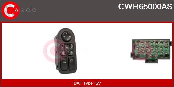 Casco CWR65000AS - Comutator,macara geam - allinparts.ro