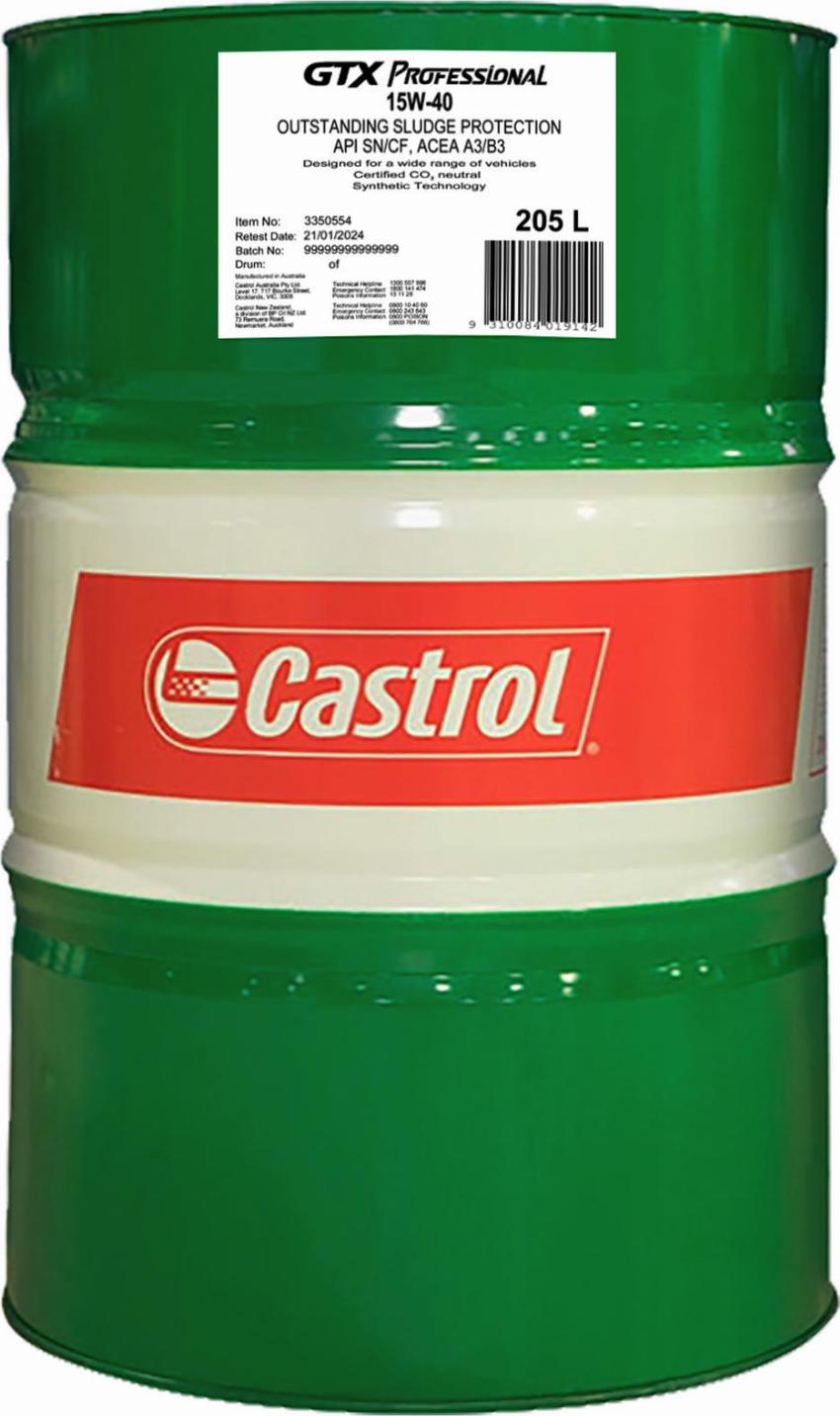 CASTROL 3350554 - Ulei de motor allinparts.ro