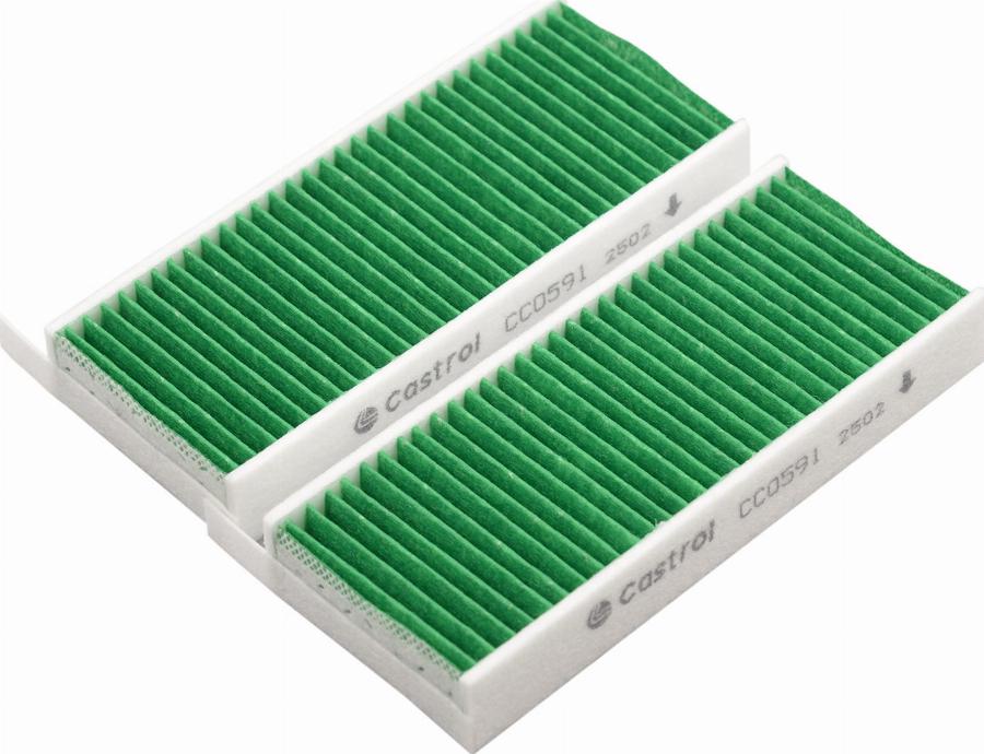 Castrol Filters CC0591 - Filtru, aer habitaclu allinparts.ro