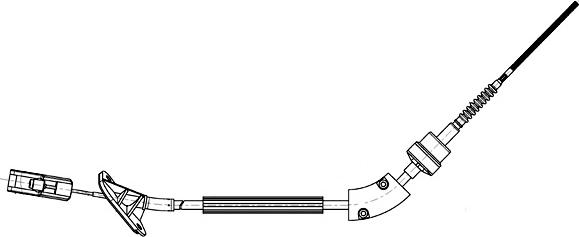 CEF FA01248 - Cablu ambreiaj - allinparts.ro