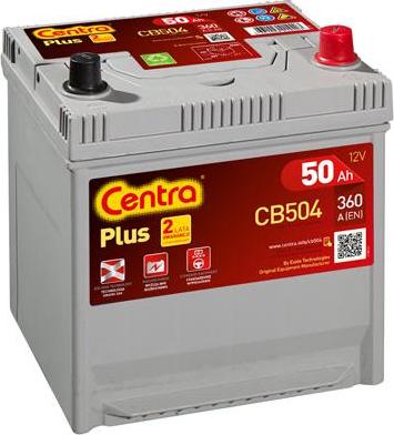 CENTRA CB504 - Baterie de pornire allinparts.ro
