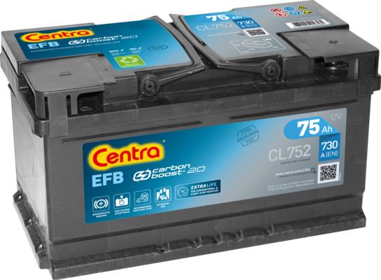 CENTRA CL752 - Baterie de pornire allinparts.ro