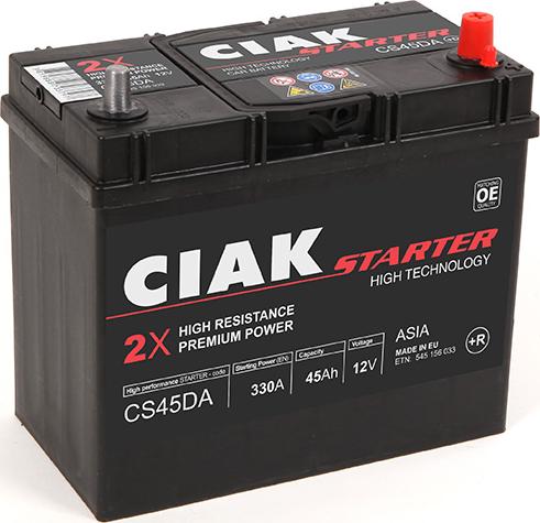 CIAKStarter CS45DA - Baterie de pornire allinparts.ro