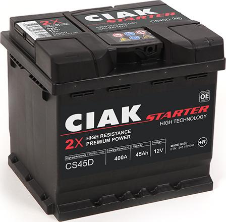 CIAKStarter CS45D - Baterie de pornire allinparts.ro