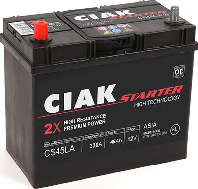 CIAKStarter CS45LA - Baterie de pornire allinparts.ro