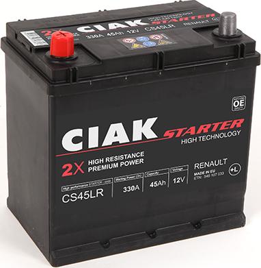 CIAKStarter CS45LR - Baterie de pornire allinparts.ro