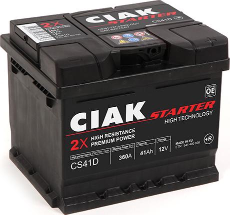 CIAKStarter CS41D - Baterie de pornire allinparts.ro