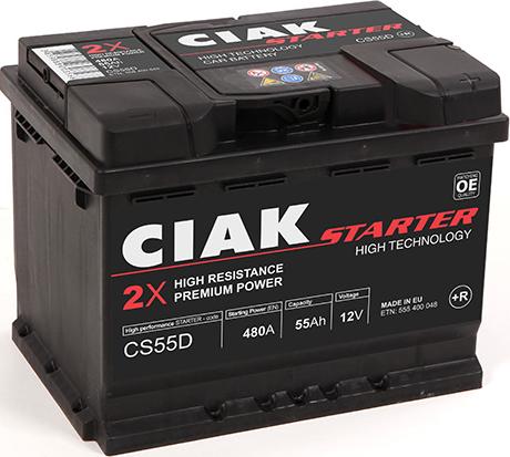 CIAKStarter CS55D - Baterie de pornire allinparts.ro