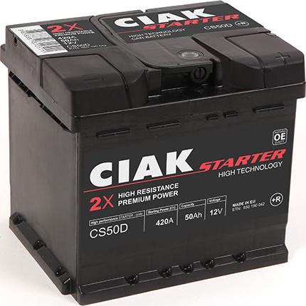 CIAKStarter CS50D - Baterie de pornire allinparts.ro