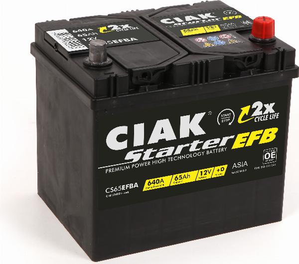 CIAKStarter CS65EFB-A - Baterie de pornire allinparts.ro