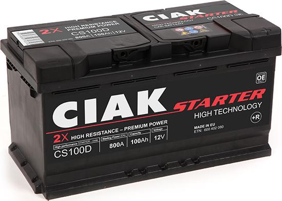 CIAKStarter CS100D - Baterie de pornire allinparts.ro
