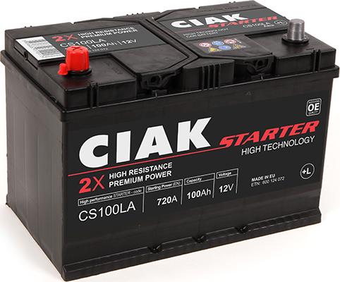 CIAKStarter CS100LA - Baterie de pornire allinparts.ro