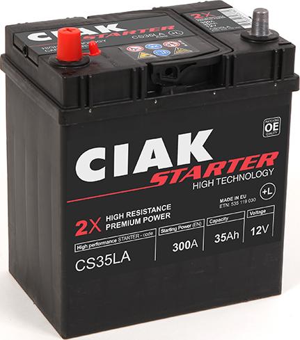 CIAKStarter CS35LA - Baterie de pornire allinparts.ro