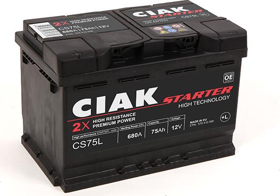 CIAKStarter CS75L - Baterie de pornire allinparts.ro