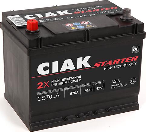 CIAKStarter CS70LA - Baterie de pornire allinparts.ro