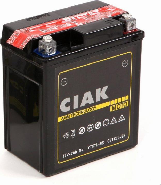 CIAKStarter CSTX7L-BS - Baterie de pornire allinparts.ro