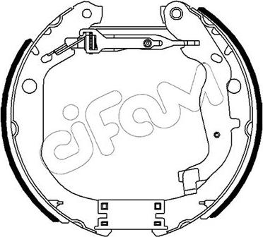 Cifam 151-491 - Set saboti frana allinparts.ro