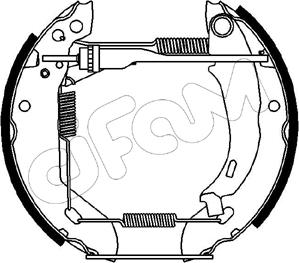 Cifam 151-048 - Set saboti frana - allinparts.ro