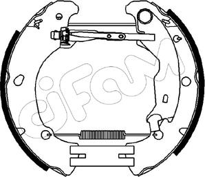 Cifam 151-089 - Set saboti frana - allinparts.ro