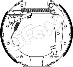 Cifam 151-110 - Set saboti frana allinparts.ro