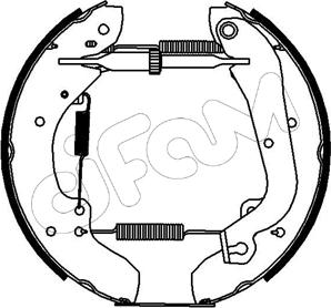 Cifam 151-101 - Set saboti frana allinparts.ro