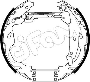Cifam 151-182 - Set saboti frana allinparts.ro