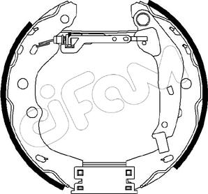 Cifam 151-206 - Set saboti frana - allinparts.ro