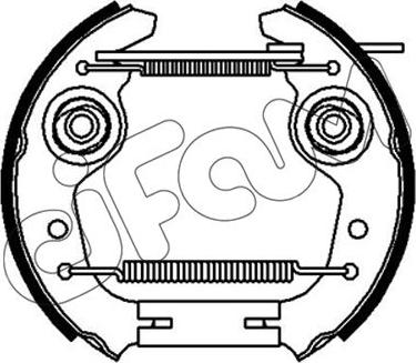 Cifam 151-239 - Set saboti frana allinparts.ro