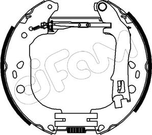 Cifam 151-226 - Set saboti frana allinparts.ro