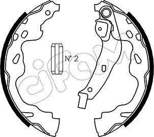 Cifam 153-438 - Set saboti frana allinparts.ro
