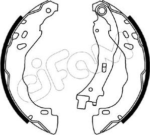 Cifam 153-544 - Set saboti frana allinparts.ro