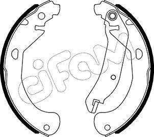 Cifam 153-552 - Set saboti frana allinparts.ro