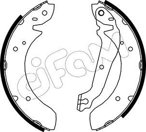 Cifam 153-584 - Set saboti frana allinparts.ro