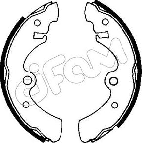 Cifam 153-604 - Set saboti frana - allinparts.ro