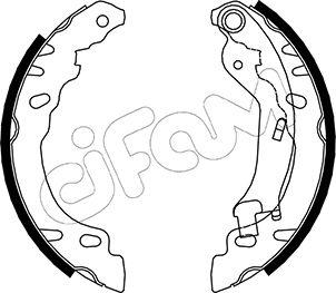 Cifam 153-090 - Set saboti frana - allinparts.ro