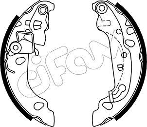 Cifam 153-137 - Set saboti frana allinparts.ro