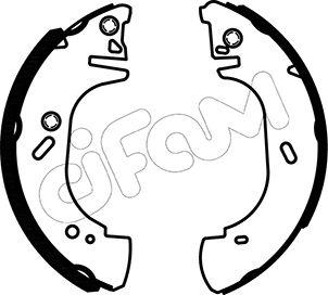 Cifam 153-123 - Set saboti frana allinparts.ro