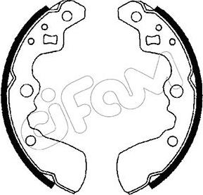Cifam 153-398 - Set saboti frana - allinparts.ro