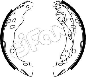 Cifam 153-359 - Set saboti frana allinparts.ro
