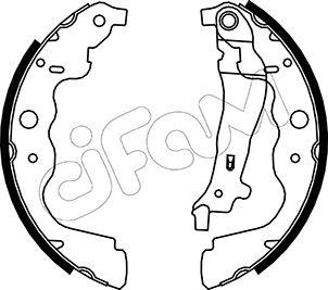 Cifam 153-365 - Set saboti frana allinparts.ro