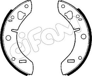 Cifam 153-377 - Set saboti frana allinparts.ro