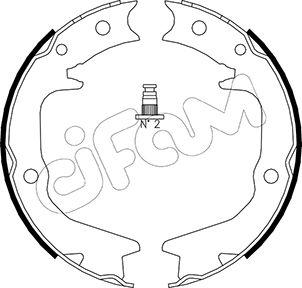 Cifam 153-265 - Set saboti frana, frana de mana allinparts.ro